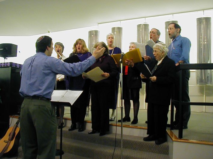 Choir rehearsal in New London, CT